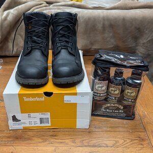 Black Timberland Linden Woods 6-Inch Waterproof Bootie - Women's Size 11